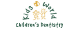 The Kids World Children's Dentistry website scrolling logo